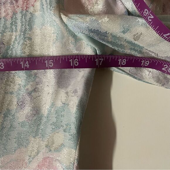 Vintage Nah Nah Collections Light Blue|Pink|Cream Floral Print Blazer EUC Sz. 8 - Picture 6 of 11